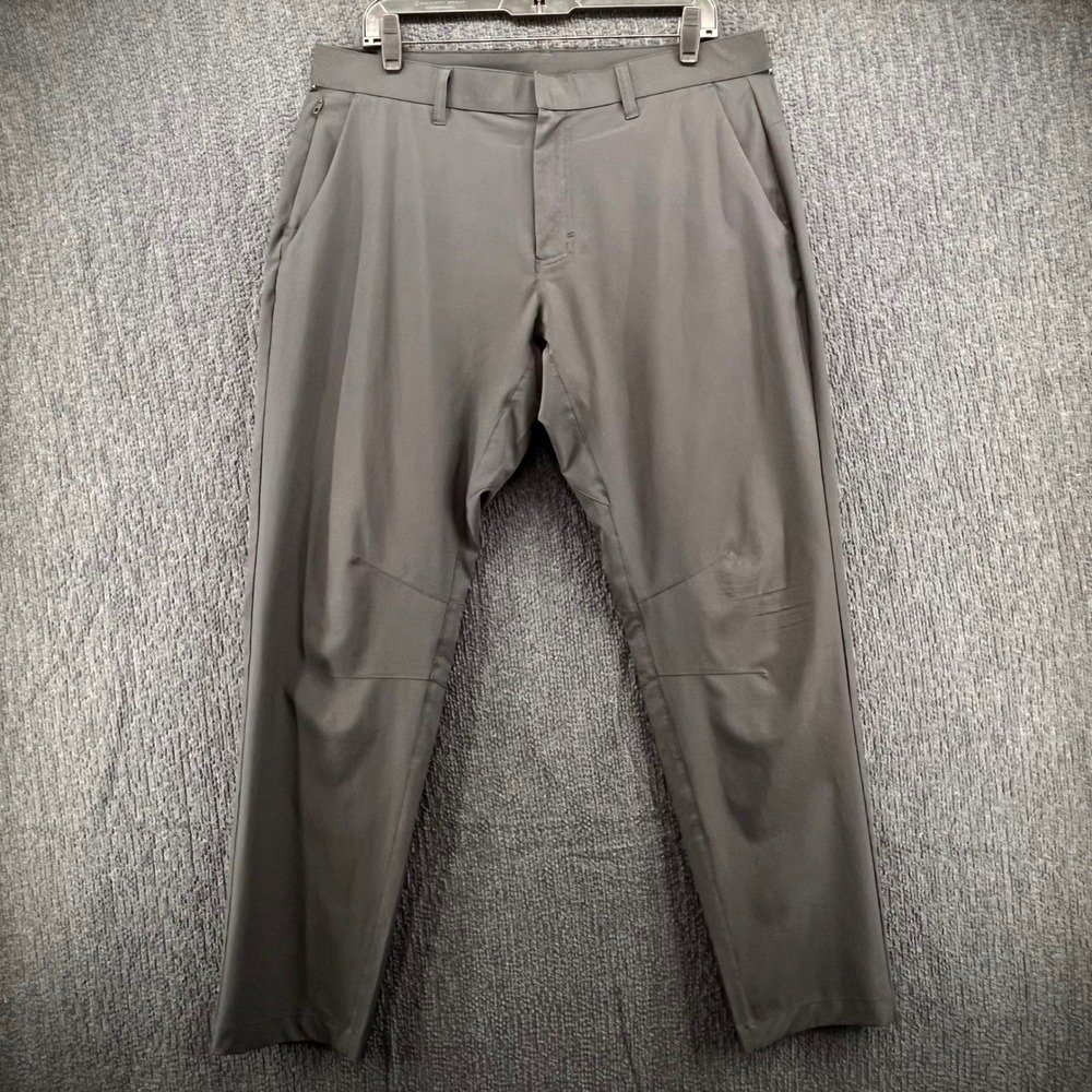Fabletics Mens Only-Go Pant Black Performance Stretch 35x32‎ Lightweight Golf